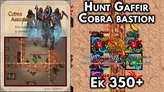 Hunt Gaffir - Cobra Bastion - Ek 350 + (3.5kk de XP e 450k+ de Profit)