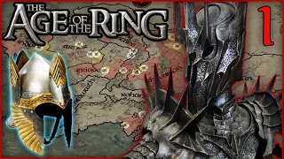 War of the Last Alliance! | BRUTAL War of the Ring Scenario | Age of the Ring 8.0 | EP1