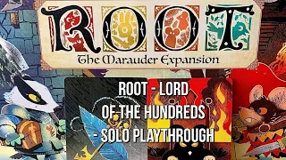 Root - Lord of the Hundreds - Solo Playthrough