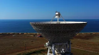 Евпатория  Крымский Радиотелескоп РТ 70 П 2500 — радиотелескоп в 4К  Yevpatoria RT-70 radiotelescope