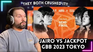 First Time Reacting To Jairo 🇯🇵 vs JackPot 🇰🇷 I GRAND BEATBOX BATTLE 2023: WORLD LEAGUE