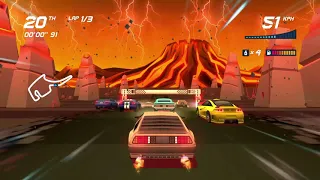 Horizon Chase Turbo Tournament Master Hawaii Kilauea Final with DeLorean