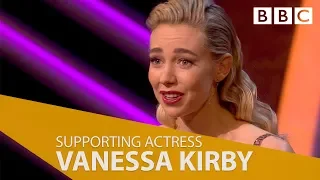 Vanessa Kirby wins Best Supporting Actress - The British Academy Television Awards 2018 - BBC One