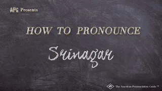 How to Pronounce Srinagar (Real Life Examples!)