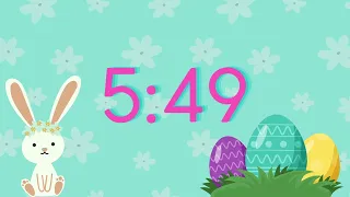 10 Minute Timer - ⏳🐰 🐇 🐣 🪺 Easter/Bunny Theme Countdown