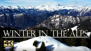 Winter in the Alps - 4K Drone and timelapse