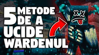 5 MODALITATI DE A UCIDE WARDENUL IN MINECRAFT!