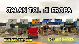 JALAN TOL EROPA (ITALIA) - BAYAR TOL tanpa STOP, ASPAL Menyerap AIR
