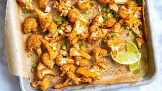 Chili Lime Roasted Cauliflower