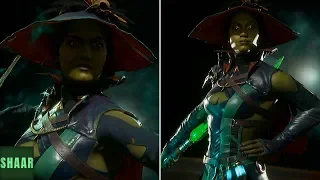 Mortal Kombat 11 - Wicked Witch Jade Skin SHOWCASE All Intros and Victories