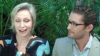 Jane Lynch and Matthew Morrison talk about the importance of arts in education