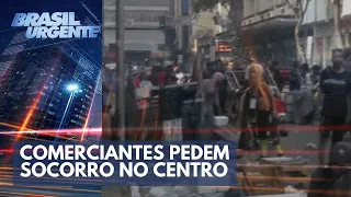 Comerciantes ficam dias sem vender no centro de SP