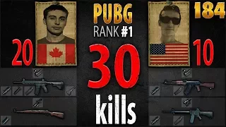 PUBG Rank 1 - Shroud & just9n 30 kills [NA] SQUAD FPP - PLAYERUNKNOWN'S BATTLEGROUNDS #184