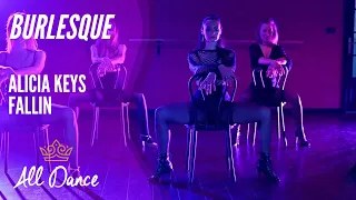 Choreo burleska - Alicia Keys - Fallin - Alldance.pl