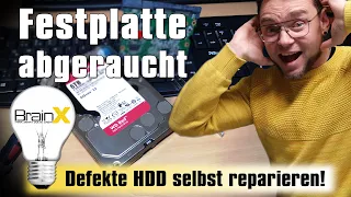 Defekte Festplatte reparieren HDD wird nicht erkannt - FIX YOUR HARD DISK