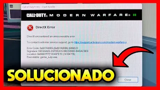 ✅ERROR DE DIRECTX WARZONE 2