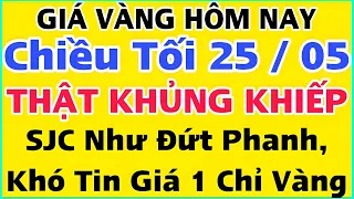 Giá vàng hôm nay 9999 ngày 25/5/2022 | GIÁ VÀNG MỚI NHẤT || Bảng Giá Vàng SJC 9999 24K 18K 14K 10K