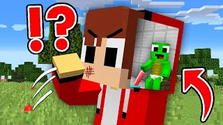 Mikey CONTROLS JJ MIND in Minecraft Baby JJ and Mikey challenge (Maizen Mazien Mizen)