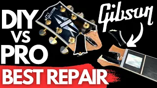 Gibson HEADSTOCK REPAIR (PRO vs DIY)