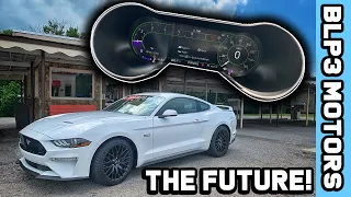 HOW TO SET UP THE 12" LCD DIGITAL INSTRUMENT CLUSTER WITH MYCOLOR ON THE MUSTANG GT