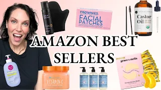 12 Amazon *Skincare* Best Sellers | Eye Masks, Castor Oil, Frownies, Body Lotion & Self Tanner