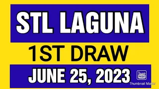 STL LAGUNA RESULT TODAY 1ST DRAW JUNE 25, 2023  11AM #stllaguna
