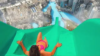 my girlfriend didn't survive this slide..