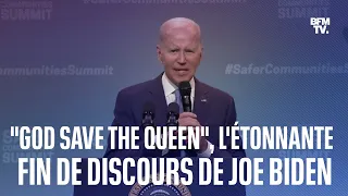 "God save the queen", l'étonnante fin de discours de Joe Biden