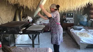 Armenian Lavash in the Making