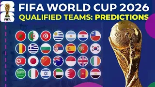 FIFA WORLD CUP 2026 QUALIFIED TEAM'S : PREDICTION  NISHANKAR TV