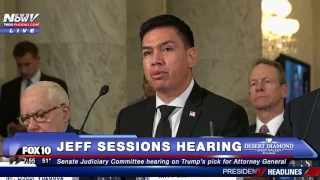 FNN: ASU Grad and Army Vet Oscar Vazquez Speaks about Life UNDOCUMENTED at Jeff Sessions Hearing