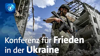 Konferenz in der Schweiz: Bemühungen um Frieden in der Ukraine