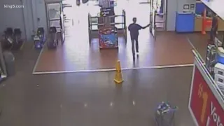 Walmart shooting surveillance footage