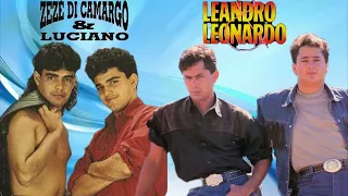 LEANDRO E LEONARDO & ZEZÉ DI CAMARGO E LUCIANO SERTANEJO UNIVERSITÁRIO SUCESSOS E AS LEMBRANÇAS #4