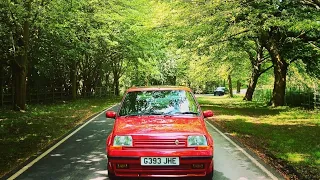 A sunny day in England with my recently restored Renault 5 gt turbo