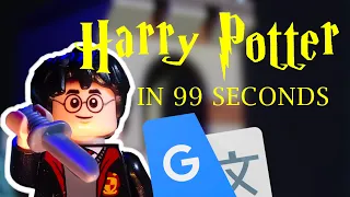 Google translates "Harry Potter in 99 Seconds" by Paint | Lego Stop Motion
