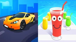 Race Master 3D VS Juice Run - Android iOS Gameplay