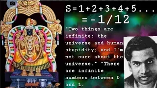 ASTOUNDING!!! 1+2+3+4+5+6...=-1/12 COMPLETELY SCHOCKED🤯🤯😨😨