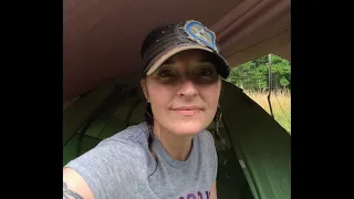 Backpacking/camping in severe thunderstorm/backcountry