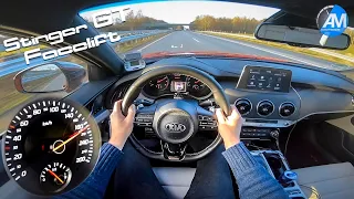 2019 KIA Stinger GT Facelift - 0-250 km/h acceleration🏁