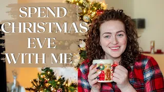 Spend Christmas Eve With Me | HomeMade Soup | Curly Hair Talk | FLIGHT ATTENDANT LIFE | VLOGMAS