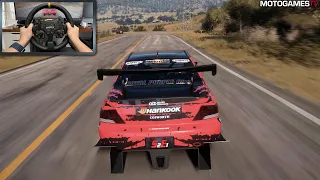 Forza Horizon 5 - 2005 Mitsubishi Lancer Evolution Time Attack | Moza DD R9 Gameplay