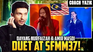 YAZIK reacts to Dayang Nurfaizah & Amir Masdi - Debu | SFMM37