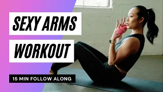 15-MINUTE SEXY ARMS | Shoulders, Triceps, Biceps | Follow Along Home Workout