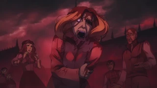 Castlevania Animated Series - Night Creature Attack Scene