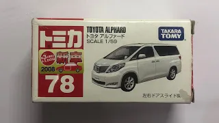 Unboxing tomica Toyota Alphard NO.78 | ASMR