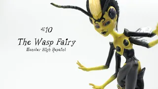 The Wasp Fairy - the badass cousin  of the Bee Fairy! OOAK Monster High Repaint