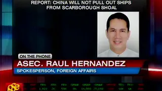 Report China will not pull out ships from Scarborough Shoal