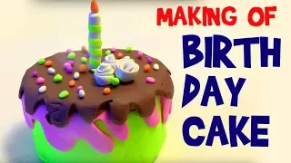 Birthday Cake Clay Modeling | How To Make A Cake With Clay | Easy DIY Videos For Kids | Cool Kids