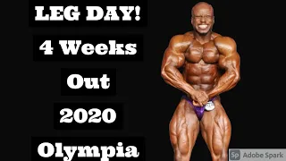 Shaun Clarida-Leg Day 4 weeks out from the 2020 Mr. Olympia